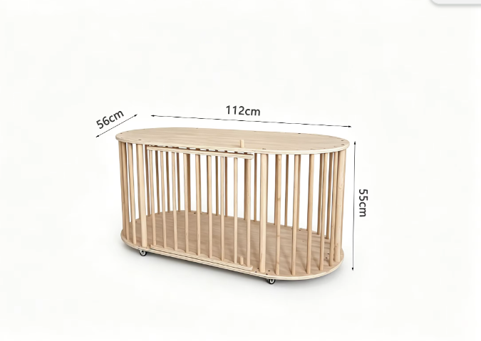 Modern Wooden Dog Crate Furniture Style Pet Cage Side Table Indoor Cat House Kennel With Wheels For Small Dogs Puppy Cats - Image 8