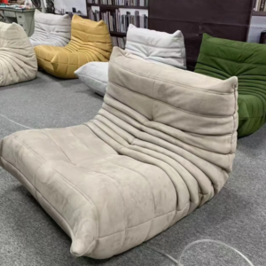 Lazy Caterpillar Floor Sofa Chair with Tufted Design in Lamb Wool  英文产品参数表 (English Specification Table)